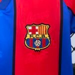 1996/1997 Retro Barcelona Home Football Shirt 1:1 Thai Quality Kids Size - Image 4