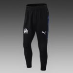 2025/2026 Olympique de Marseille Half-Pull Training Suit Blue-Black Football Jersey Set - Image 5