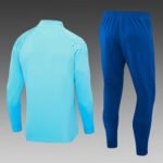 2023/2024 Olympique de Marseille Half-Pull Training Suit Light blue Football Jersey Set - Image 2
