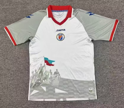 (S-4XL)26-27 Haiti Away White Soccer Jersey AAA