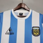 1986 Retro Argentina National Team Home Jersey - Image 3