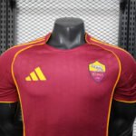 2025/2026 Player Version Roma Home Soccer Jersey 1:1 Thai Quality - Image 3