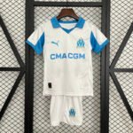 2025/2026 Olympique de Marseille Home Football Shirt 1:1 Thai Quality Kids Size