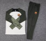 2023/2024 Barcelona Half-Pull Training Suit Grey Jersey Set - Image 7