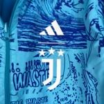 2023-2024 Juventus Reversible Windbreaker Blue Soccer Jersey 1:1 Thai Quality - Image 12
