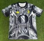 2025/2026 Juventus Pre-Match Suit Black Soccer Jersey 1:1 Thai Quality