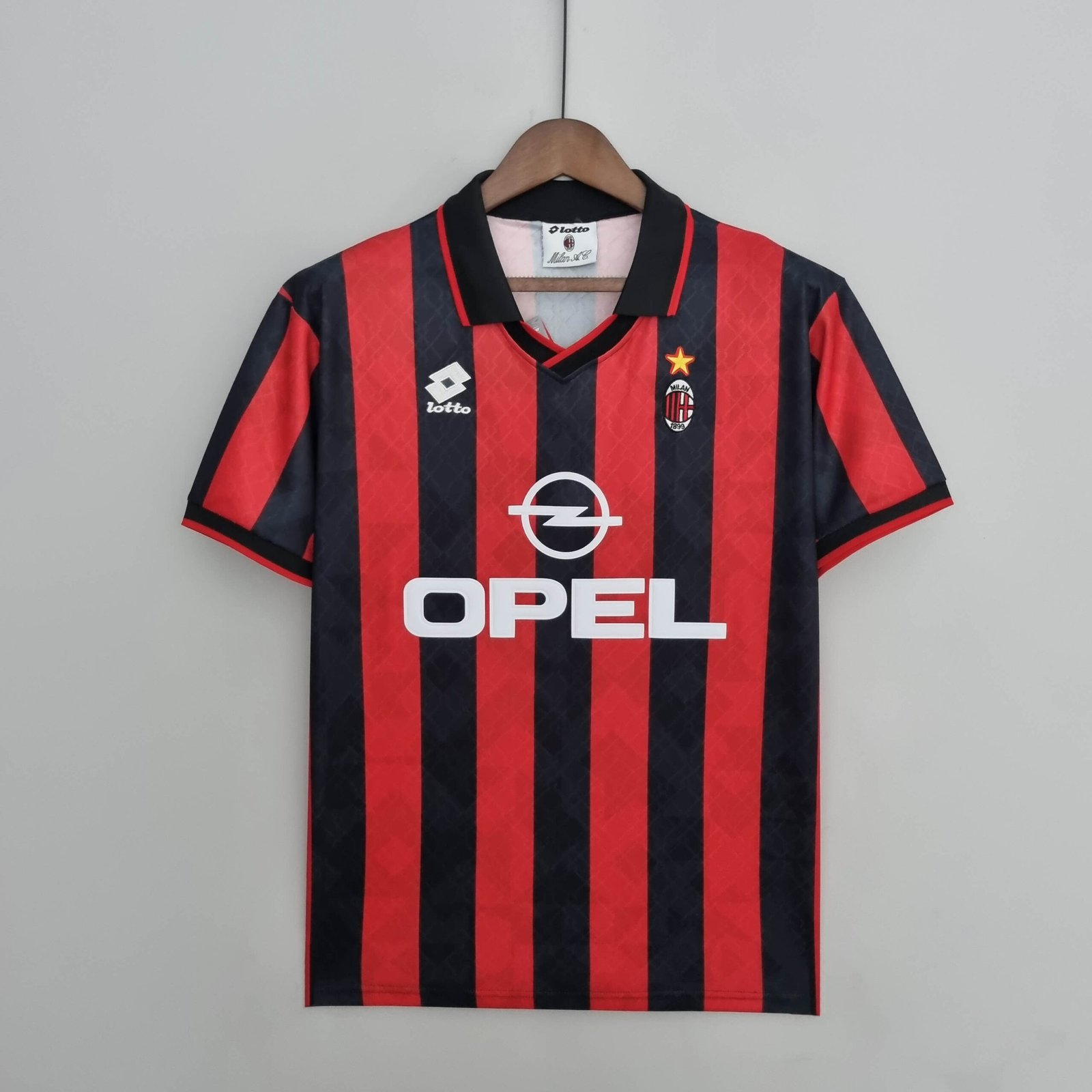 93f455d73142e7e76e51f01cdd9ff819-1 1995/1996 Retro AC Milan Home Football Shirt 1:1 Thai Quality - Image 1