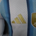 Player Version 2026-2027 Argentina Home White&Blue Long Sleeve Soccer Jersey AAA - Image 5
