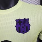 2024/2025 Player Version Barcelona Special Edition Yellow Football Shirt 1:1 Thai Quality - Image 7