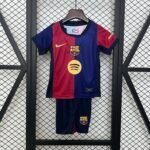 2024/2025 Barcelona Home Football Shirt 1:1 Thai Quality Kids Size（Competition version）