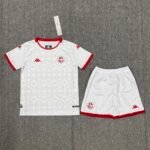 2025 Tunisia National Team Away Football Shirt 1:1 Thai Quality Kids Size