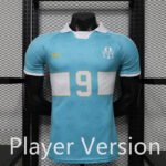 Player Retro version 2026-27 Olympique de Marseille Blue Soccer Jersey AAA