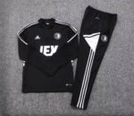 2022/2023 Feyenoord Rotterdam Half-Pull Training Suit Black Football Shirt 1:1 Thai Quality Set - Image 7