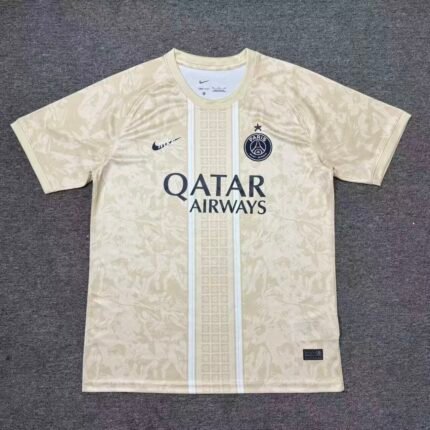 2026/2027 Psg Paris Saint-Germain Training Beige Football Shirt 1:1 Thai Quality