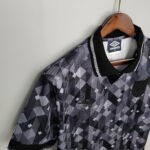 1990 Retro England Blackout Special Edition Black Soccer Jersey - Image 6