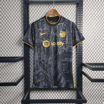 2023/2024 Barcelona Special Edition Black Football Shirt 1:1 Thai Quality