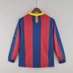 2010/2011 Retro Long Sleeve Barcelona Home Football Shirt 1:1 Thai Quality - Image 2
