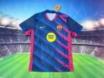 2026-27 Barcelona Away Blue Soccer Jersey AAA -711