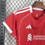 2025/2026 Liverpool Home Soccer Jersey 1:1 Thai Quality Kids Size - Image 3