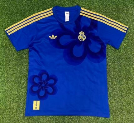 2025/2026 Real Madrid New Year Special Edition Blue Football Shirt 1:1 Thai Quality