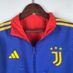 2023-2024 Juventus Reversible Windbreaker（Blue-red）Soccer Jersey 1:1 Thai Quality - Image 4
