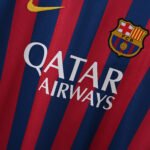 2013-2014 Retro Barcelona Home Blue&Red Soccer Jersey AAA-888 - Image 4