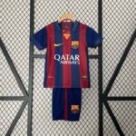 2014/2015 Retro Barcelona Home Football Shirt 1:1 Thai Quality Kids Size