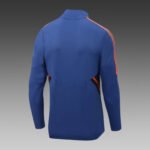 2022/2023 Manchester United Half-Pull Training Suit Blue Football Shirt 1:1 Thai Quality Set - Image 4