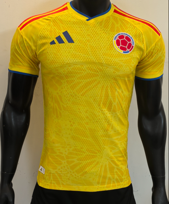 a57edb32 Player version 2026-27 Colombia Home Yellow Soccer Jersey AAA - Image 1