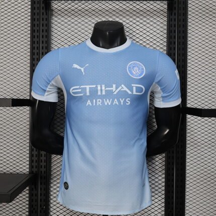 Player version 2026-2027 Manchester City Home Blue Soccer Jersey AAA
