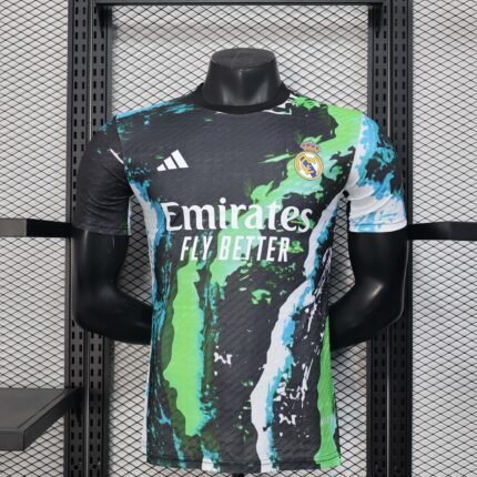 2025/2026 Player Version Real Madrid Special Edition Black And Green Football Shirt 1:1 Thai Quality