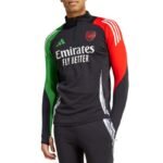 2024/2025 Arsenal Half-Pull Training Suit Black Football Shirt 1:1 Thai Quality Set