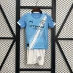 2025/2026 Manchester City Home Football Shirt 1:1 Thai Quality Kids Size