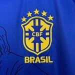 2025 Brazil Special Edition Jesus blue Football Shirt 1:1 Thai Quality - Image 6