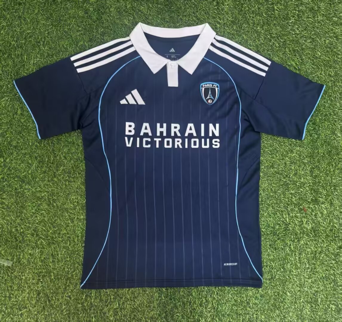 a9598b3417bb62c21e7d77a0bf67ea54 2025/2026 Paris FC Home Football Shirt 1:1 Thai Quality - Image 1