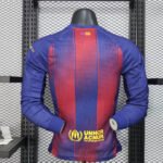 2025/2026 Player Version Long Sleeve Barcelona Home Football Shirt 1:1 Thai Quality - Image 2