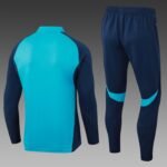 2025/2026 Arsenal Half-Pull Training Suit Lake Blue Football Shirt 1:1 Thai Quality Set - Image 2