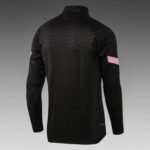 2021/2022 Psg Paris Saint-Germain Half-Pull Training Suit Black Set - Image 5