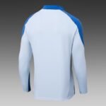 2024/2025 Boca Juniors Half-Pull Training Suit Gray Blue Sleeves Jersey 1:1 Thai Quality - Image 4