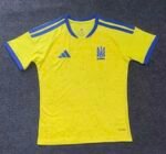 (S-4XL)26-27 Ukraine Home Yellow Soccer Jersey AAA