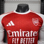 2025/2026 Player Version Long Sleeve Arsenal Home Football Shirt 1:1 Thai Quality - Image 3