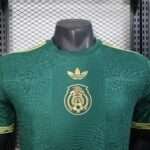 2025 Player Version Mexico National Gold cup Version Green Football Shirt 1:1 Thai Quality - Image 4