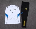2025/2026 Manchester United Half-Pull Training Suit White Football Shirt 1:1 Thai Quality Set - Image 7