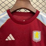 2025/2026 Aston Villa Home Football Shirt 1:1 Thai Quality Kids Size - Image 3