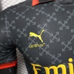 2024/2025 Player Version AC Milan Fourth Away Black Soccer Jersey 1:1 Thai Quality - Image 4