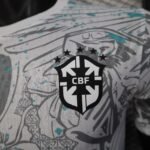 2025 Player Version  Brazil Special Edition White and Blue Football Shirt 1:1 Thai Quality - Image 6