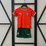 2025 Portugal Home Football Shirt 1:1 Thai Quality Kids Size