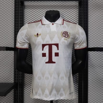 2025/2026 Player Version Bayern Munich 125 Special Edition Apricot Football Shirt 1:1 Thai Quality