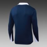 2025/2026 Internazionale Milan Half-Pull Training Suit Royal Blue Football Jersey 1:1  Thai Quality Set - Image 4