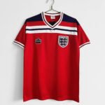 1982 Retro England Away Soccer Jersey